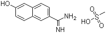 6-甲脒-2-萘酚甲基磺酸盐  (甲磺酸盐萘莫司他)
