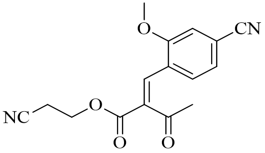 （E）-2-氰乙基-2-（4-氰基-2-甲氧基亚苄基）-3-氧代丁酸酯(非奈利酮)
